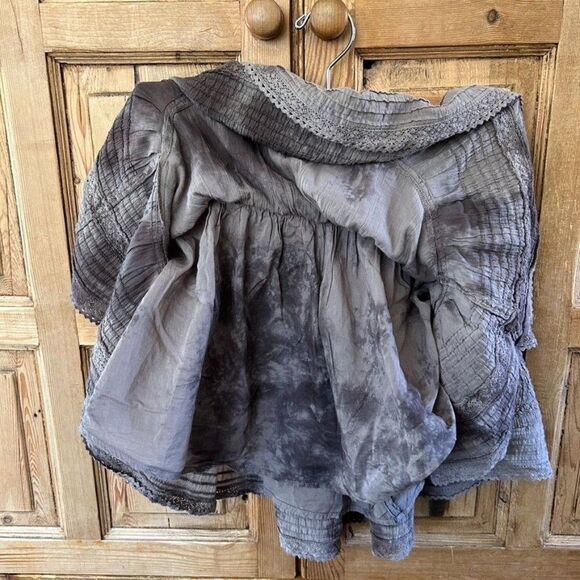 NWT Aerie Small Brown Skirt Tiered Rock and Ruffle‎ Tie Dye - Picture 5 of 11